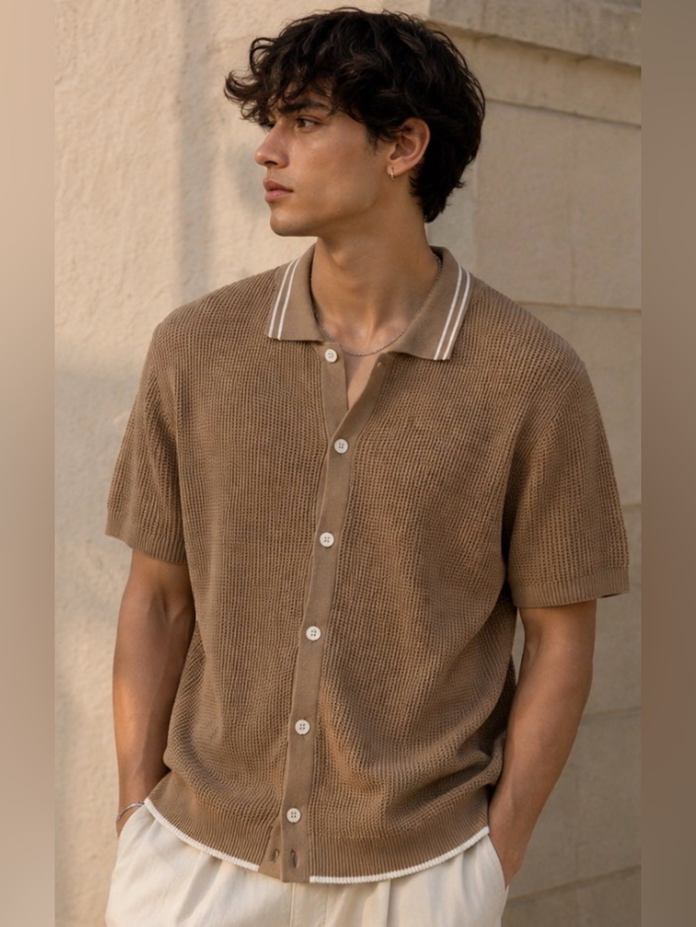 Pacsun short sleeve button down t-shirt